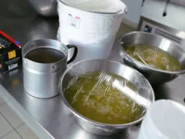 préparation ingrédients glaces