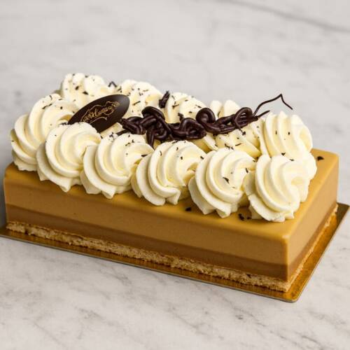 bûche glacée façon tarte Tatin par Mathilde