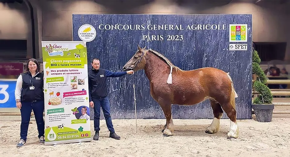 Katia de l'Epinay, 2e prix au concours agricole Paris 2023
