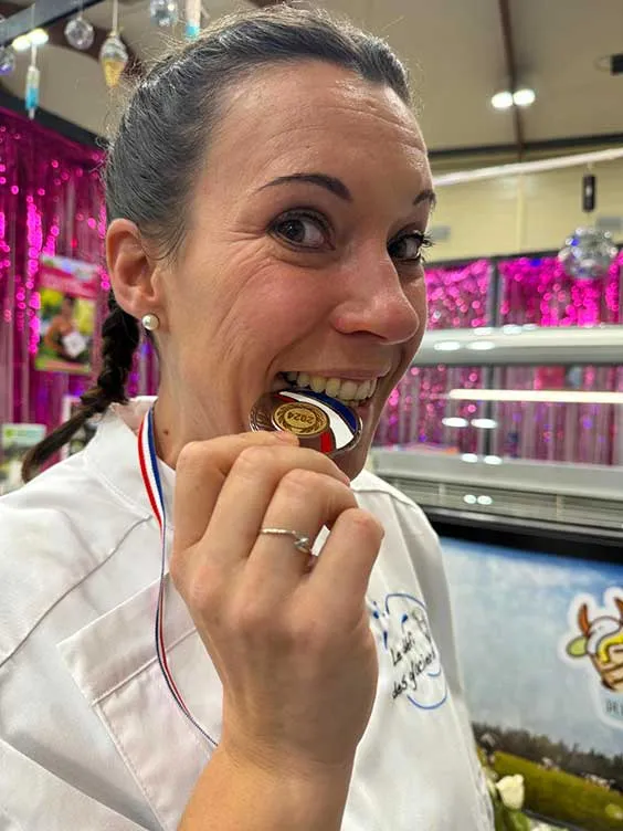 Un instant magique : Mathilde décroche la médaille d’Argent