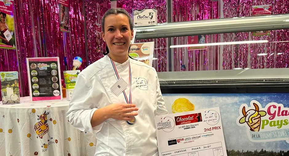 Mathilde, médaille d’Argent 2024 pour sa glace marrons-whisky !