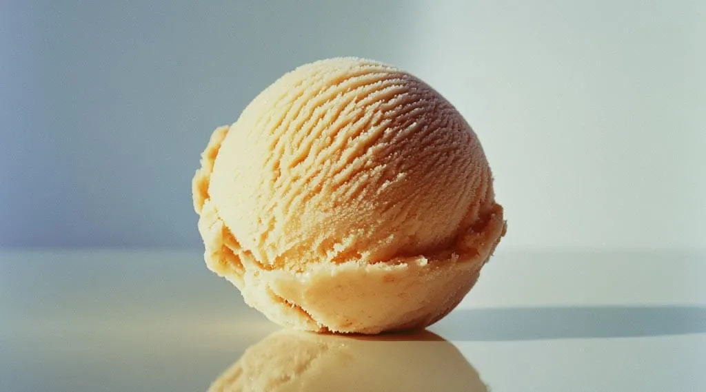 Glace paysanne artisanale à la texture crémeuse