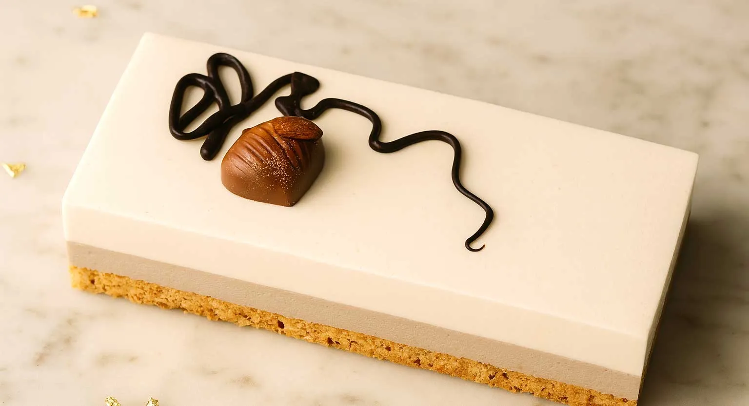 Bûche glacée Saveurs d'Automne Marrons-Whisky