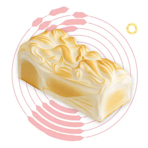 Bûche omelette norvégienne avec meringue italienne flambée