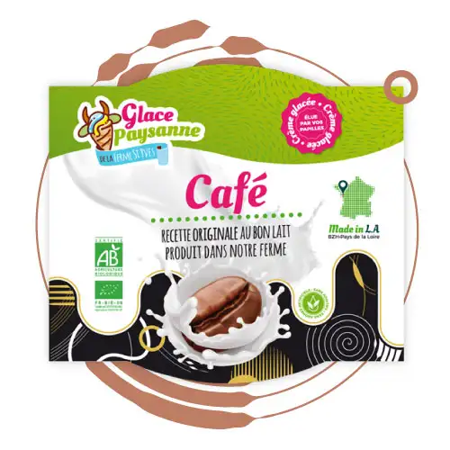 glace bio café de Brocéliande Morbihan