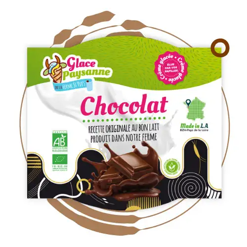 glace bio chocolat fait-maison en bretagne