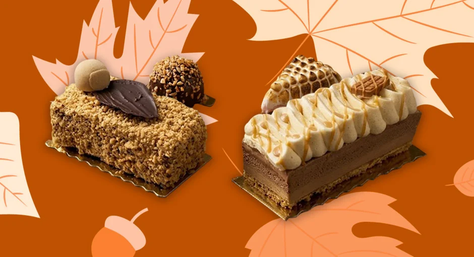 4 bûches glacées aux saveurs automnales